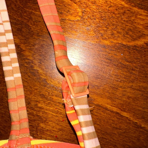 Aerie striped bandeau longline bikini top - Picture 4 of 7